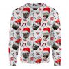 Norwegian Elkhound Xmas Decor Ugly Christmas Sweatshirt Animal Dog Cat Sweater Unisex