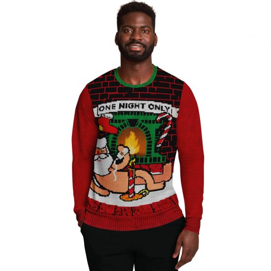 One Night Only Ugly Christmas Sweatshirt Colins Store 4