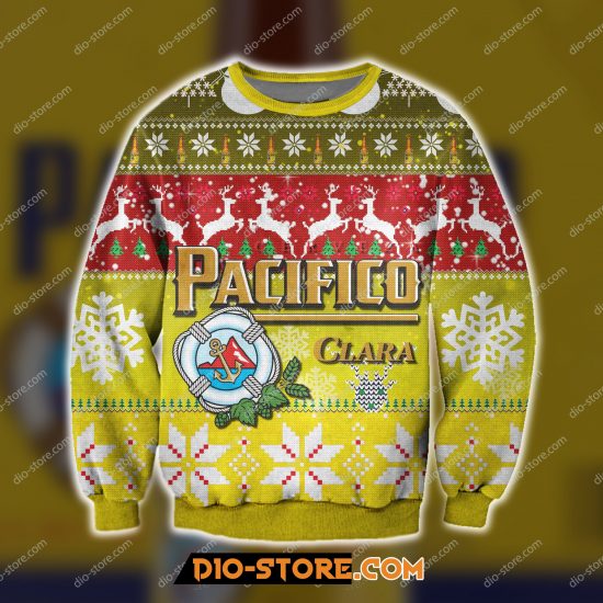 Pacifico Clara Knitting Pattern 3D Print Ugly Sweatshirt