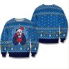 Panda With Christmas Gift Unisex All Over Print Cotton Sweatshirt