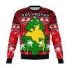 Papua New Guinea Christmas Tree Unisex 3D Sweatshirt All Over Print