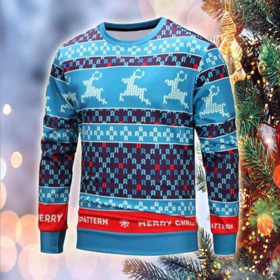 Pattern Christmas Elastic Unisex 3D Sweatshirt All Over Print
