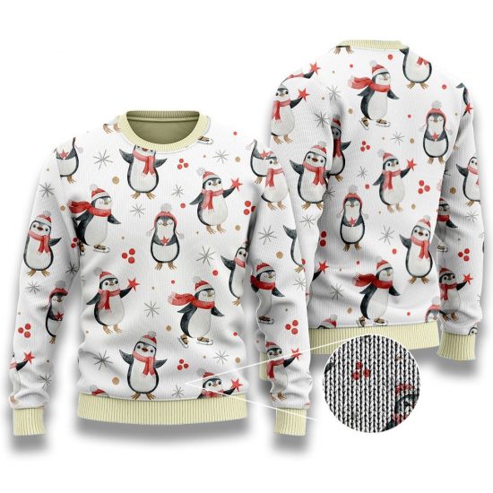 Peguin Christmas Pattern Ugly Sweaters