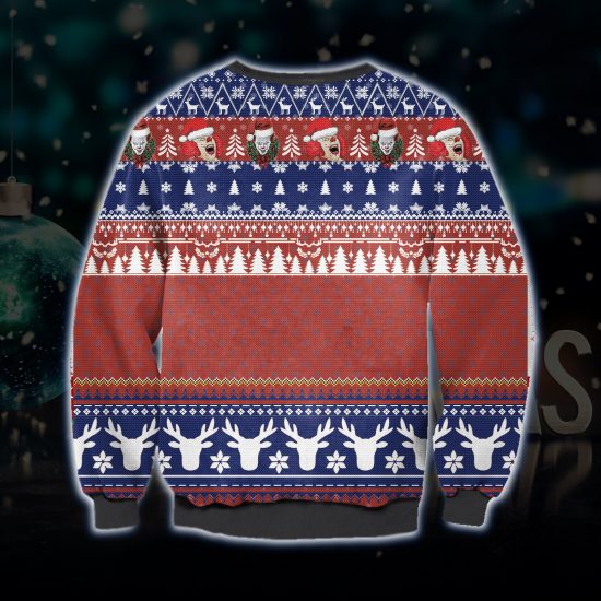 Pennywise It 3D All Over Printed Ugly Christmas Sweatshirt 1