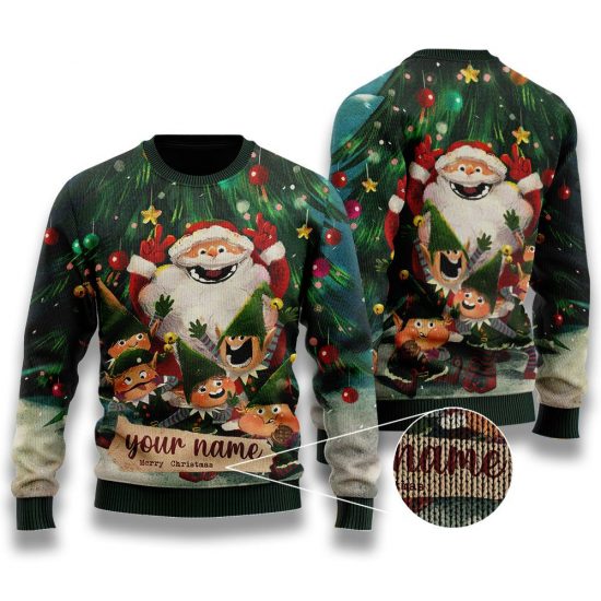 Personalized Santa Claus Ugly Sweaters