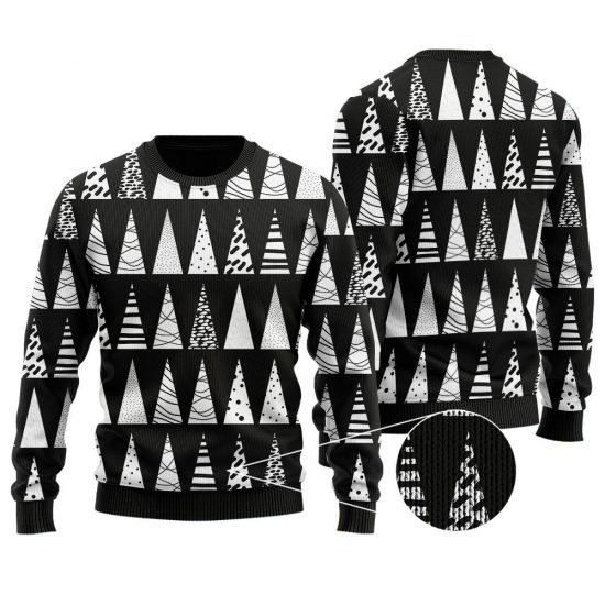 Pine Tree Christmas Pattern Ugly Sweaters