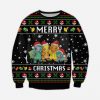 Pokemon Christmas Knitting Pattern 3D Print Ugly Sweatshirt