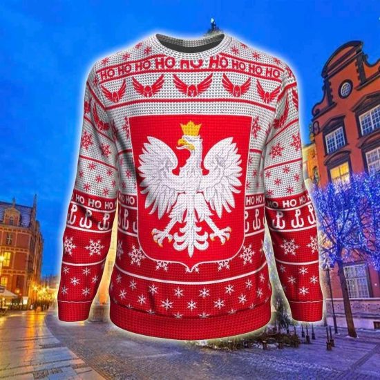 Poland Christmas Flag Husaria Unisex 3D Sweatshirt All Over Print