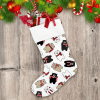 Polar Bear Christmas Tree Scarf Xmas Santa Claus Cartoon Christmas Stocking