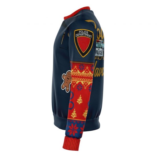 Police Navidad Ugly Christmas Sweatshirt Colins Store 2