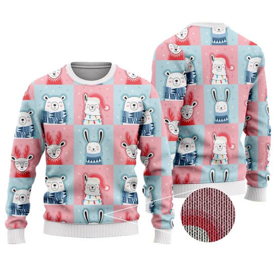 Premium Christmas Bear Ugly Sweaters