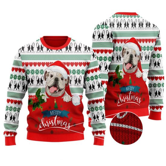 Pug Dog Christmas Ugly Sweaters