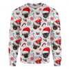 Pug Xmas Decor Ugly Christmas Sweatshirt Animal Dog Cat Sweater Unisex