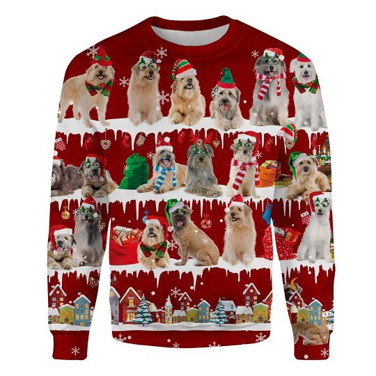 Pyrenean Shepherd Snow Christmas Ugly Christmas Sweatshirt Animal Dog Cat Sweater Unisex