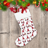 Red And White Gnomes Cartoon Merry Christmas Christmas Stocking