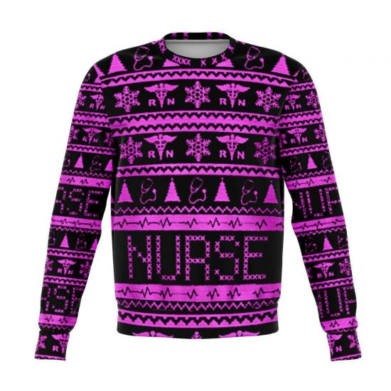 Registered Nurse 3D Ugly Christmas Sweater Style Fashion Sweatshirt
