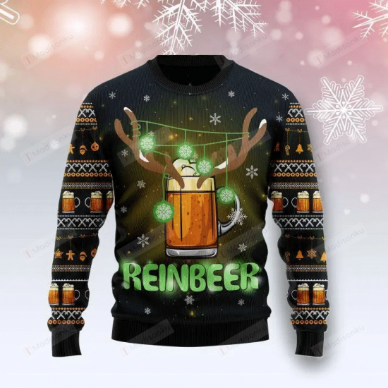 Reinbeer Awesome Ugly Christmas Sweater