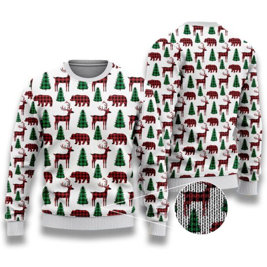 Reindeer And Forest Ugly Sweaters