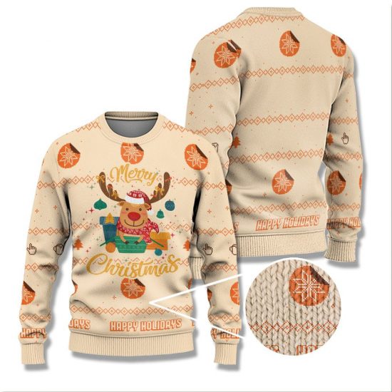 Reindeer Christmas Ugly Sweaters