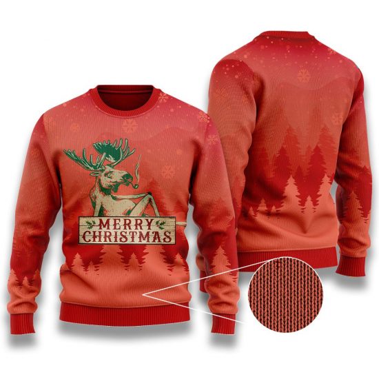 Reindeer Christmas Ugly Sweaters