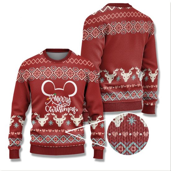 Reindeer Love Christmas Ugly Sweaters