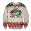 Reindeer Love Christmas Unisex All Over Print Cotton Sweatshirt