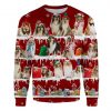 Rough Collie Snow Christmas Ugly Christmas Sweatshirt Animal Dog Cat Sweater Unisex