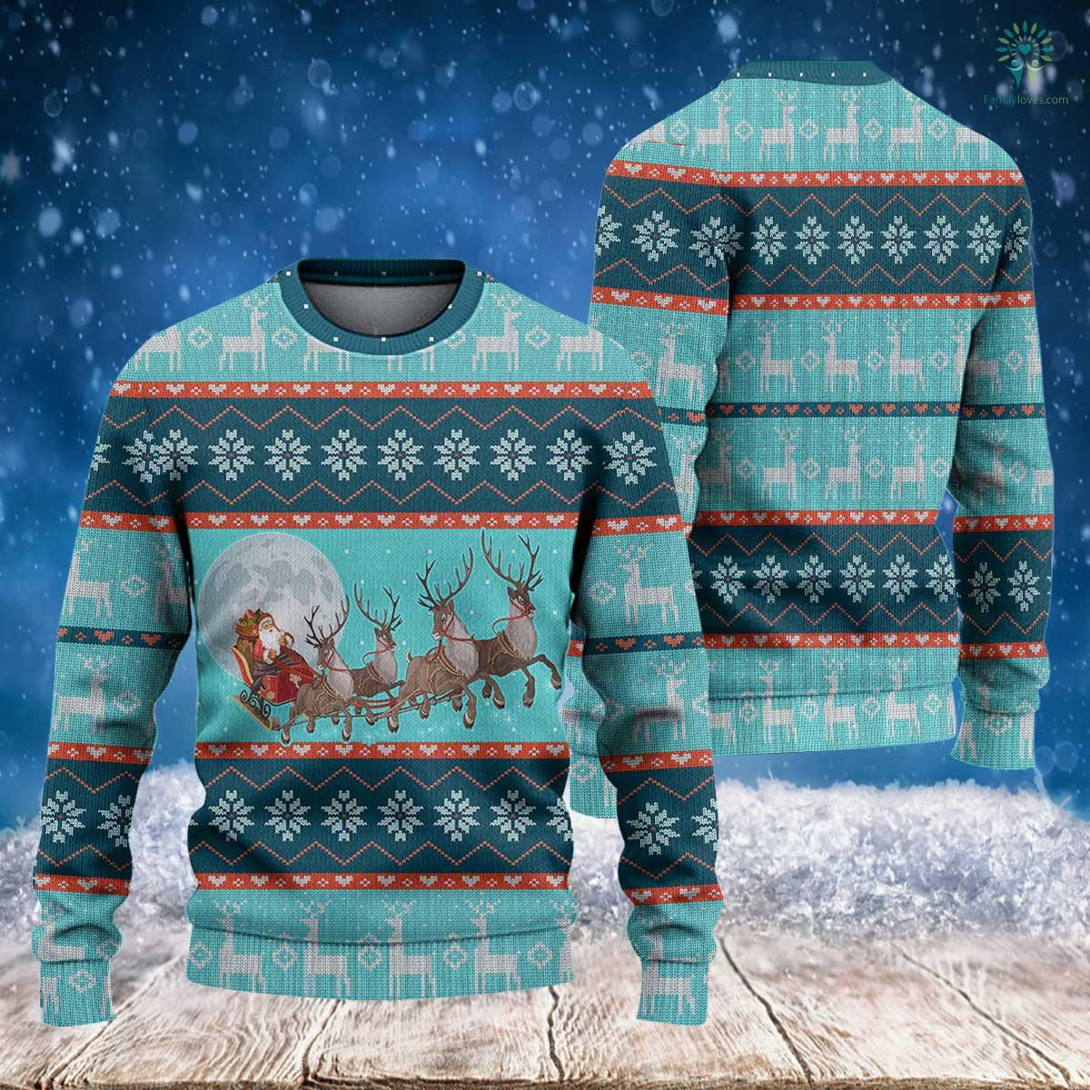 Santa-And-Reindeer-Christmas-Sweatshirt-Ugly-Christmas-Sweatshirt-Funny-Christmast-Christmas-Funny-Santa Santa And Reindeer Christmas Sweatshirt - Ugly Christmas Sweatshirt - Funny Christmast - Christmas Funny Santa