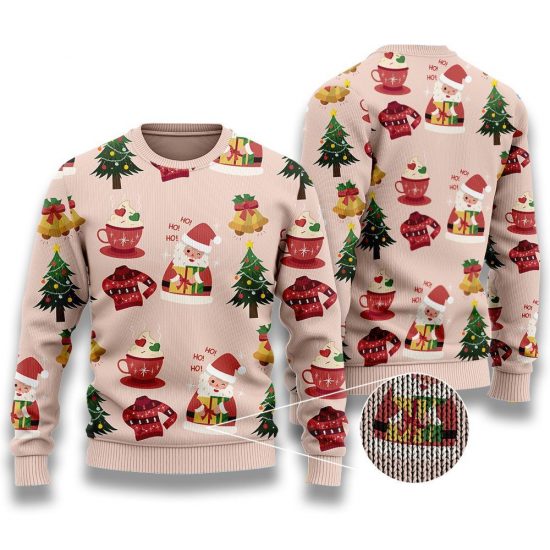 Santa Claus Christmas Pattern Ugly Sweaters