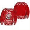 Santa Claus Christmas Unisex All Over Print Cotton Sweatshirt