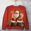 Santa Claus Christmas Unisex All Over Print Cotton Sweatshirt