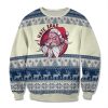 Santa Claus I Hate Xmas Unisex All Over Print Cotton Sweatshirt