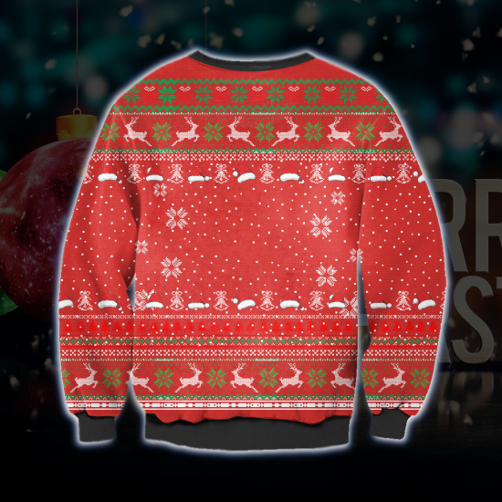 Santa Claws 3D All Over Printed Ugly Christmas Sweatshirt 1