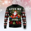 Santa Give Me Some Mask Ugly Christmas Sweater