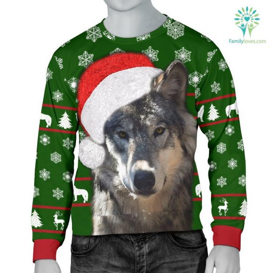 Santa Wolf Christmas Sweatshirt