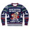 Santas Lap Ugly Christmas Sweater