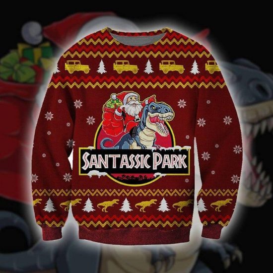 Santastic Park Ugly Christmas Sweatshirt