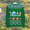 Scotland Christmas Pattern Unisex 3D Sweatshirt All Over Print