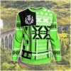 Scotland Thistle Christmas Nollaig Green Unisex 3D Sweatshirt All Over Print