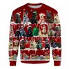 Scottish Terrier Snow Christmas Ugly Christmas Sweatshirt Animal Dog Cat Sweater Unisex