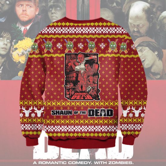 Shaun Of The Dead 3D All Over Printed Ugly Sweatshirt 1