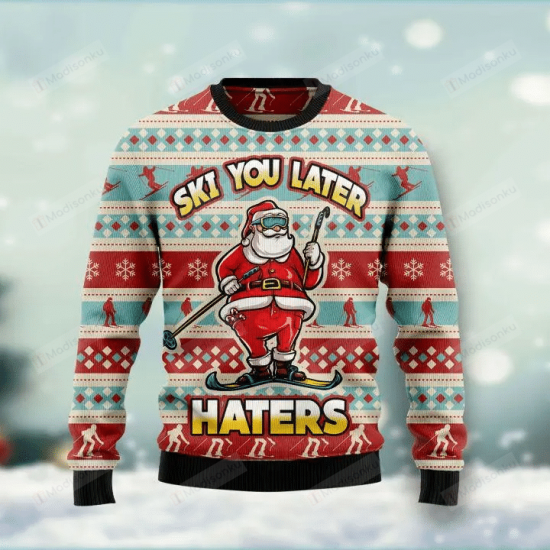 Ski You Later Ugly Christmas Sweater