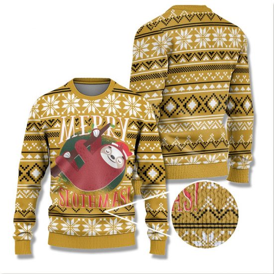 Sloth Christmas Ugly Sweaters