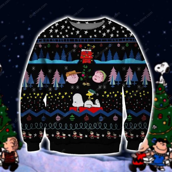 Snoopy 3D All Over Printed Ugly Christmas Sweatshirt
