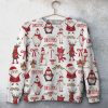 Snow Time For Everyone Unisex All Over Print Cotton Sweatshirt