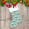 Snow Winter Gnomes Skiing Christmas Sport Christmas Stocking