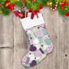 Soft Colored Tones Xmas Mittens And Balls Christmas Stocking