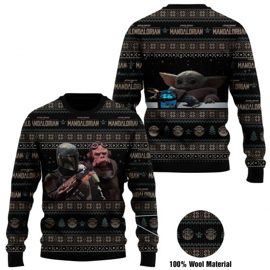 Star Wars Baby Yoda Ugly Christmas Sweatshirt