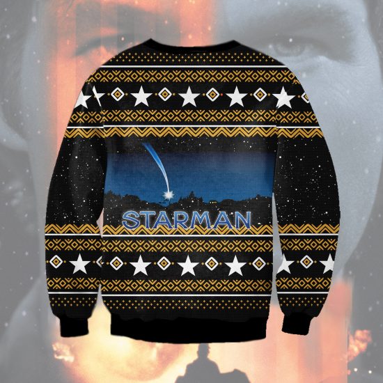 Starman 3D All Over Printed Ugly Christmas Sweatshirt 1