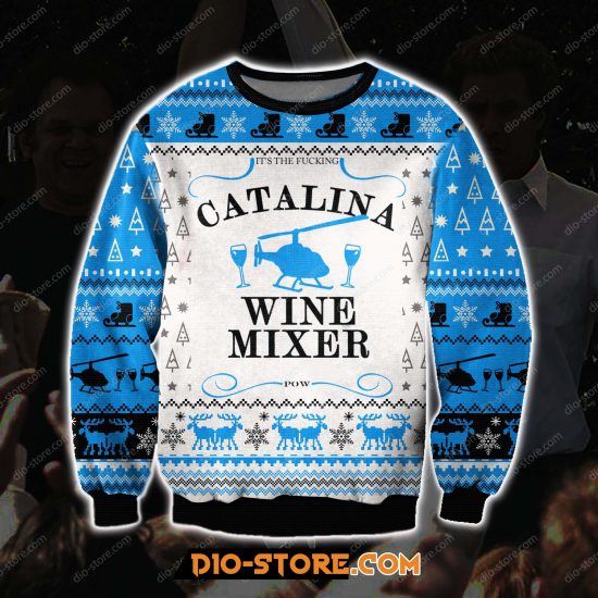 Step Brothers Catalina Wine Mixer 3D All Over Print Ugly Christmas Sweatshirt